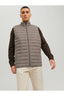 Jack&Jones Oversize Fermuarlı Yaka Erkek Yelek - Minimalist Tarz