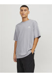 Jack&Jones Oversize Minimalist Erkek T-Shirt - Günlük Kullanım