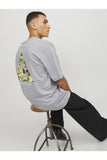 Jack&Jones Oversize Minimalist Erkek T-Shirt - Günlük Kullanım