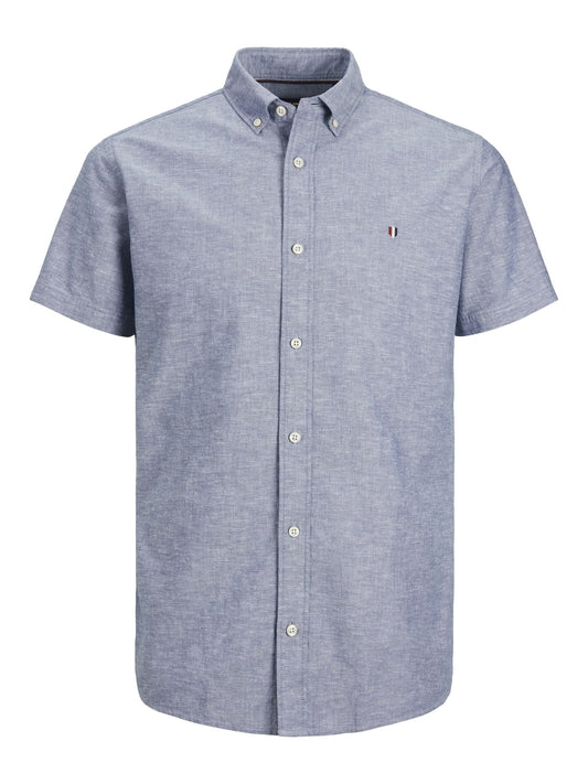Jack&Jones Plus Erkek Kısa Kol Gömlek - Minimalist Günlük Stil
