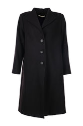 büyük beden düğmeli kaşe kaban Gala-Xi