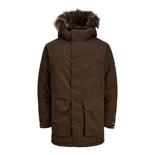 Jack&Jones Erkek Oversize Kışlık Kaban - Kapüşonlu, Cepli, Sıcak