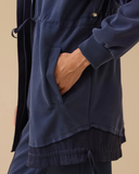 çift kumaşlı kapüşonlu kap Scl