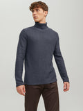 Jack&Jones Erkek Minimalist Boğazlı Uzun Kol Kazak - Oversized Fit