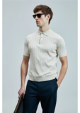 Lufian Minimalist Polo Yaka Kısa Kol Erkek T-Shirt - Rahat ve Şık