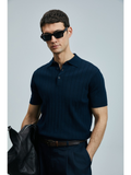 Lufian Minimalist Polo Yaka Kısa Kol Erkek T-Shirt - Rahat ve Şık