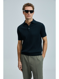 Lufian Minimalist Polo Yaka Kısa Kol Erkek T-Shirt - Rahat ve Şık