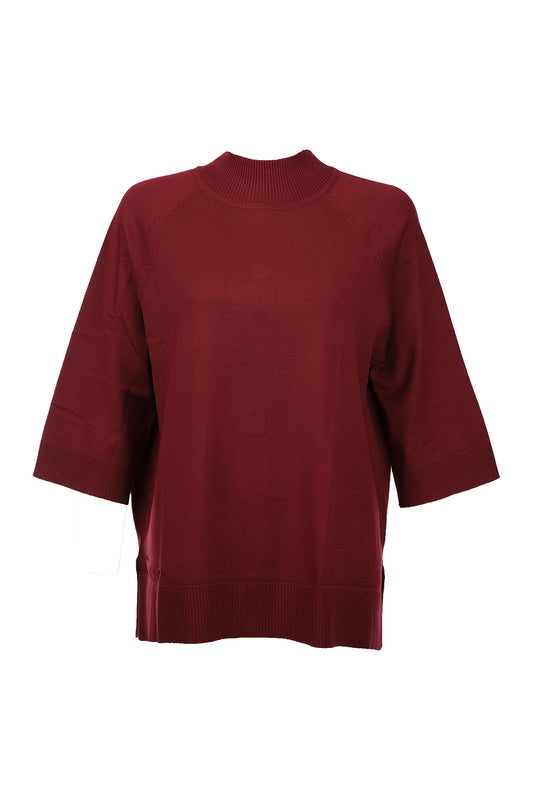 On Oversize 3/4 Kol Minimalist Kadın Kazak - Günlük Şıklık