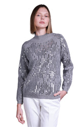 Sempre Minimalist Pullu Kadın Kazak - Günlük & Özel Günler