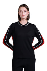 Sempre Minimalist Kadın Kazak - Oversize Uzun Kol Yuvarlak Yaka Günlük