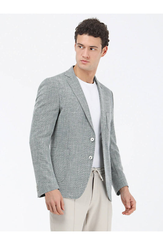 Kip Minimalist Regular Fit Erkek Keten Ceket CK-2216 - Günlük ve Şık