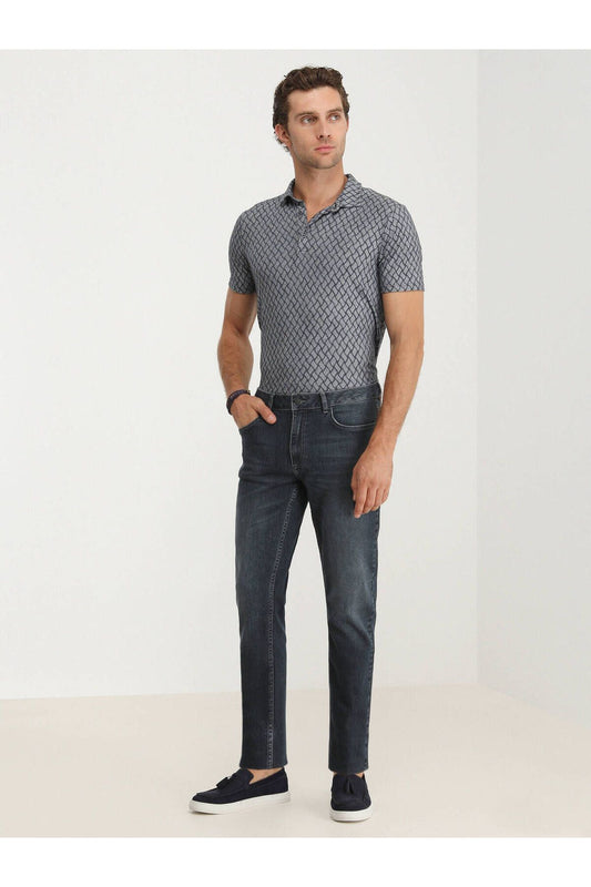 Kip Minimalist Erkek Jean Pantolon - Regular Fit Günlük Kot