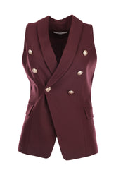 Kruvaze Yaka Kapak Cepli Yelek Ekol