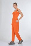 Lal Minimalist Crop Triko Takım - Rahat ve Şık Günlük Stil