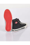 Lee Cooper Kadın Denim Sneaker Ayakkabı - Yüksek Bilekli, Minimalist Streetwear