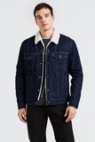 Levi's Erkek Oversize Sherpa Astarlı Kot Ceket - Sıcak Kışlık