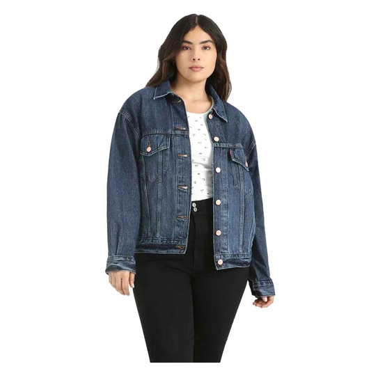 Levi's Oversize Uzun Kol Jean Ceket - Minimalist Günlük Stil