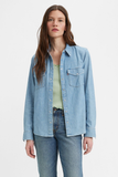 Levi's Oversize Uzun Kol Kadın Denim Gömlek - Minimalist Casual