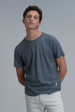 Lufian Oversize Erkek T-Shirt - Minimalist Tarz Kısa Kol Yuvarlak Yaka