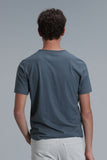 Lufian Oversize Erkek T-Shirt - Minimalist Tarz Kısa Kol Yuvarlak Yaka