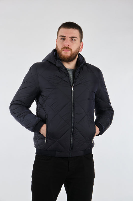 Ecer Erkek Kapüşonlu Şişme Mont - Minimalist Tasarım - Regular Fit