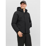 Jack&Jones Minimalist Kapüşonlu Erkek Mont - Regular Fit - Günlük Kullanım