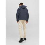 Jack&Jones Minimalist Kapüşonlu Erkek Mont - Regular Fit - Günlük Kullanım