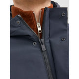 Jack&Jones Minimalist Kapüşonlu Erkek Mont - Regular Fit - Günlük Kullanım