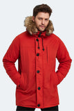 Lumberjack Erkek Oversize Kapüşonlu Kaban - Kışlık Sıcaklık