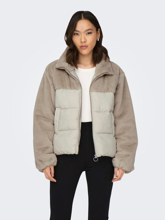 Only Kadın Peluş Crop Mont - Kışlık Sıcaklık & Şıklık