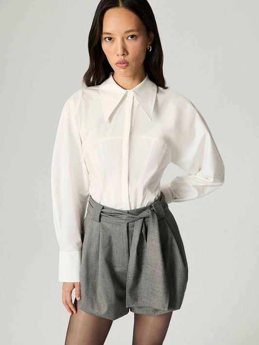 Nocturne Kadın Balen Detaylı Gömlek N26KN25217