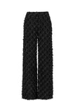 Nocturne Oversize Midi Pantolon - Minimalist, Yüksek Bel, Geniş Paça