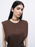 Nocturne Kadın Omuz Askılı Crop T-Shirt - Minimalist & Rahat