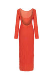 Nocturne Oversize Maxi Elbise - Uzun Kol - Minimalist Stil