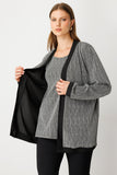 On Kadın Oversize Uzun Kol Minimalist Hırka - Günlük & Şık Kombinler İçin!