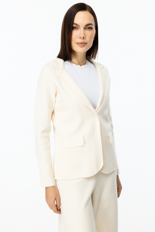 On Kadın Hırka - Minimalist Tasarım, Uzun Kol, Regular Fit