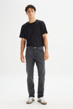 Pamuklu Staight Fit Normal Kesim Cepli Esnek Jean Kot Denim Pantolon Lee