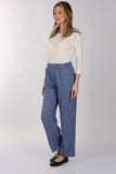 Daido Minimalist Yüksek Bel Keten Kadın Pantolon - Regular Fit