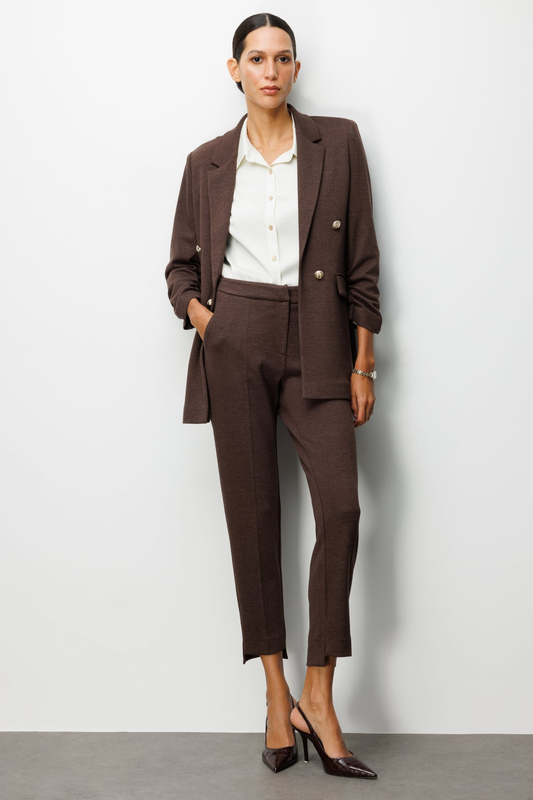 On Yan Cepli Dar Paça Pantolon Siyah