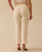 Kadın Büyük Beden Pile Detaylı Cepli Pantolon Gala-Xi