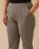 büyük beden şerit detaylı bilek boy pantolon Gala-Xi