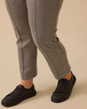 büyük beden şerit detaylı bilek boy pantolon Gala-Xi