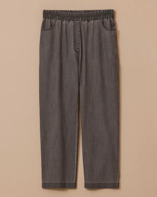 büyük beden elastik bel cepli jean pantolon Gala-Xi