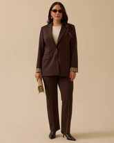 büyük beden cepli klasik pantolon Gala-Xi