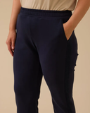 büyük beden elastik bel cepli pantolon Gala-Xi