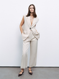 Nocturne Minimalist Crop Pantolon - Günlük & Ofis Şıklığı