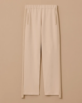 elastik bel süet detaylı pantolon Scl