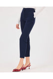 Seçil Minimalist Crop Kadın Pantolon - Yüksek Bel Midi - Günlük & İş