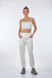 Vedi Oversize Kadın Pantolon: Minimalist Stil, Yüksek Bel, Midi Boy