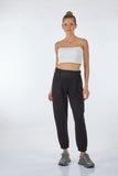 Vedi Oversize Kadın Pantolon: Minimalist Stil, Yüksek Bel, Midi Boy